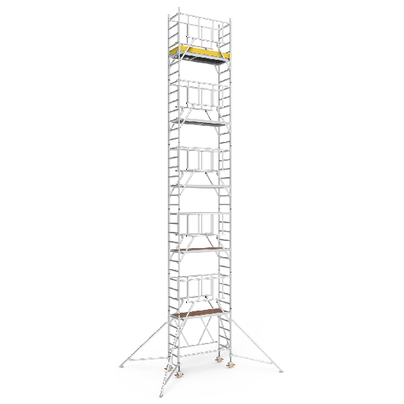 Iller Klappgerüste mit Sicherheitsaufbau 0,75x1,80m | 11,60 m AH-Beschreibung lesen
