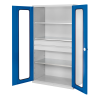 Kappes RasterPlan Großvolumenschränke 1950x1130x590mm Sichtfenstertüren Modell 3 enzianblau