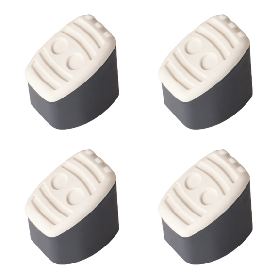 Hailo Fuß-Set 4 Stück für Steig- & Stützholm  von K100 TopLine/ LivingStep Comfort Plus-Beschreibung lesen