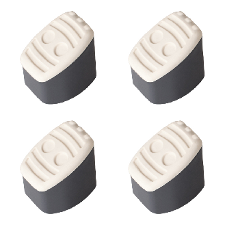 Hailo Fuß-Set 4 Stück für Steig- & Stützholm  von K100 TopLine/ LivingStep Comfort Plus-Beschreibung lesen