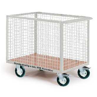 Protaurus Drahtkastenwagen vergittert R600 komplett geschlossen 1050x700mm Elastik-Beschreibung lesen