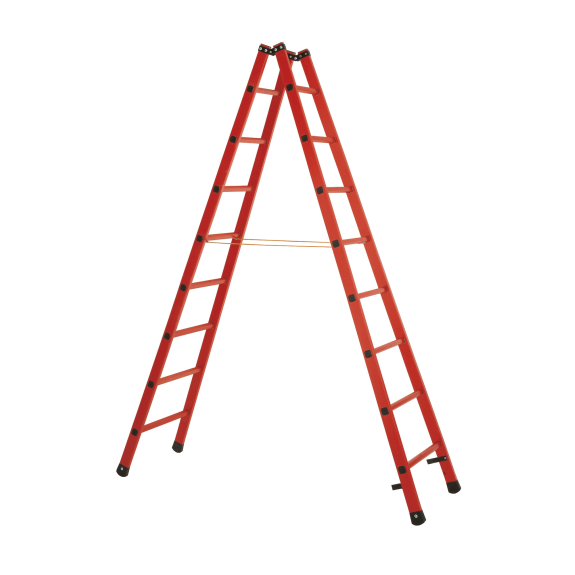 Iller GFK Vollkunststoff Stehleiter 2x4 Sprossen-Beschreibung lesen