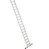Euroline Premium 30174 Alu Stufenanlegeleiter mit integriertem Anlegegummi 18 Stufen