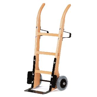 Rollcart Holzsackkarre -120- aus Buchenholz mit Luftbereifung 370x140mm Stahlblechschaufel-Beschreibung lesen