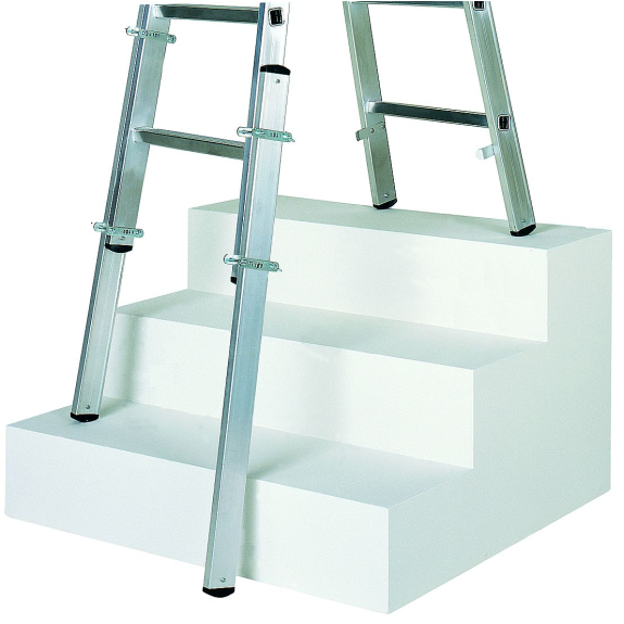 Iller Verlängerungsschenkel für Aluminium Leitern für Holmgröße 60mm Länge 1,50m 2 Stück-Beschreibung lesen