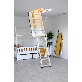 Minka Bodentreppe Complete aus Fichte mit U-Wert 1,1 W/m2K 220-280cm Raumhöhe 120x54cm Deckenöffnung-Beschreibung lesen