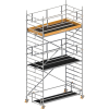 Layher Rollgerüst Uni Breit P2 Safety Plus mit Doppelgeländer 6,20m AH