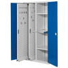 Kappes RasterPlan Vertikalschränke 1950x1000x600mm Modell 84 Doppelwandtüren enzianblau