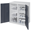 Beistellschrank mit Mitteltrennwand und Vollblechtüren