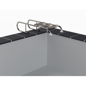 Eichenwald Poolleiter Modell 02 Tina klappbar Beckentiefe 780mm 2 Stufen-Beschreibung lesen