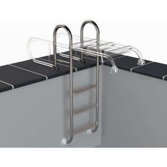Eichenwald Poolleiter Modell 02 Tina klappbar Beckentiefe 780mm 2 Stufen-Beschreibung lesen
