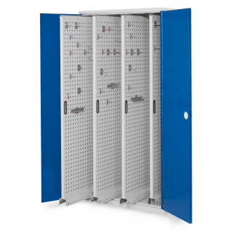 Kappes RasterPlan Vertikalschränke 1950x1000x600mm Modell 83 Doppelwandtüren enzianblau-Beschreibung lesen