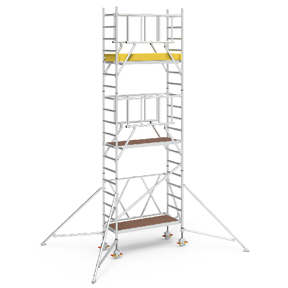 Iller Klappgerüste mit Sicherheitsaufbau 1,35x1,80m | 6,55 m AH-Beschreibung lesen