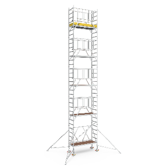 Iller Klappgerüste mit Sicherheitsaufbau 0,75x1,80m | 10,45 m AH-Beschreibung lesen