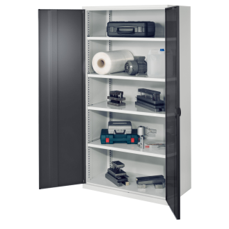 Schwerlastschrank ohne Mitteltrennwand 1950x1000x600mm mit Vollblechtüren-Beschreibung lesen