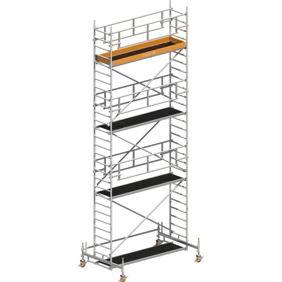 Layher Rollgerüst Uni Standard P2 Safety Plus mit Doppelgeländer 8,35m AH-Beschreibung lesen