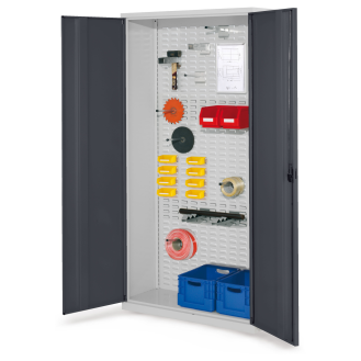 Werkstückschrank mit Vollblechtüren 1950x1000x410mm-Beschreibung lesen