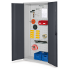 Werkstückschrank mit Vollblechtüren 1950x1000x410mm