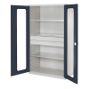 Großvolumenschrank mit Sichtfenstertüren 1950x1130x590mm