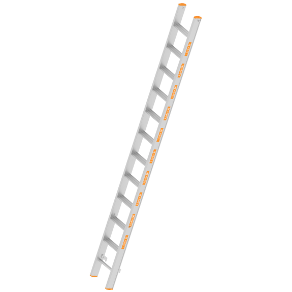 Layher TOPIC 1041 Allzweckleiter Oberleiter mit rutschhemmenden R12 14 Stufen-Beschreibung lesen