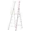 Plattformleiter mit langem Handlauf und 5 Stufen