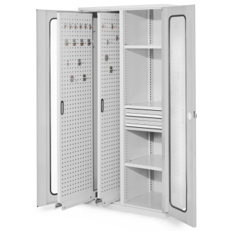 Vertikalschrank mit Sichtfenstertüren 1950x1000x600mm-Beschreibung lesen