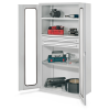 Schwerlastschrank ohne Mitteltrennwand mit Sichtfenstertüren 1950x1000x600mm
