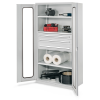 Schwerlastschrank ohne Mitteltrennwand 1950x1000x600mm mit Sichtfenstertüren