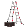 Teleskopleiter 4x4 Sprossen