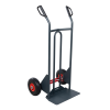 Sackkarre mit unterstützender Kippfunktion, Tragkraft 350 kg, pannensichere Reifen 260 mm