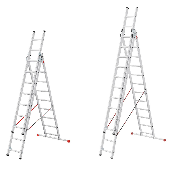 Hailo HobbyStep combi Mehrzweckleiter 3x9 Sprossen-Beschreibung lesen