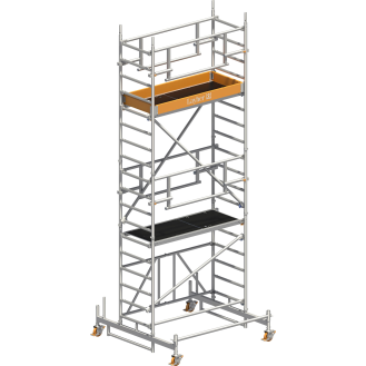 Layher Rollgerüst ZIFA P2 Safety Plus mit Doppelgeländer 5,76 AH-Beschreibung lesen
