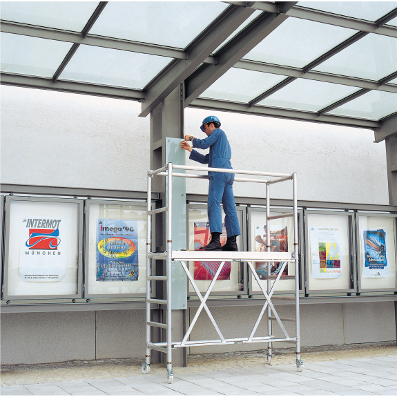Iller Professional Klappgerüst mit Ausbaueinheit 1,35x1,80 m | 3,50m AH-Beschreibung lesen