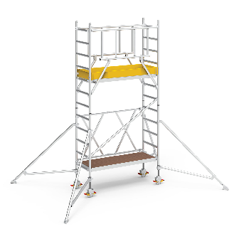 Iller Klappgerüste mit Sicherheitsaufbau 1,35x1,80m | 4,60 m AH-Beschreibung lesen