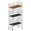 Layher Rollgerüst Uni Breit P2 Safety Plus mit Doppelgeländer 7,20m AH