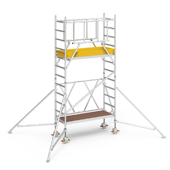 Iller Klappgerüste mit Sicherheitsaufbau 0,75x1,80m | 4,60 m AH-Beschreibung lesen