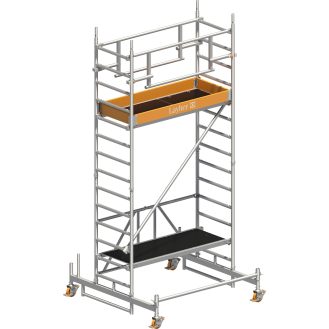 Layher Rollgerüst ZIFA P2 Safety Plus mit Doppelgeländer 4,76 AH-Beschreibung lesen