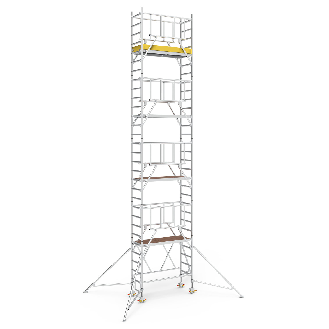 Iller Klappgerüste mit Sicherheitsaufbau 1,35x1,80m | 9,60 m AH-Beschreibung lesen