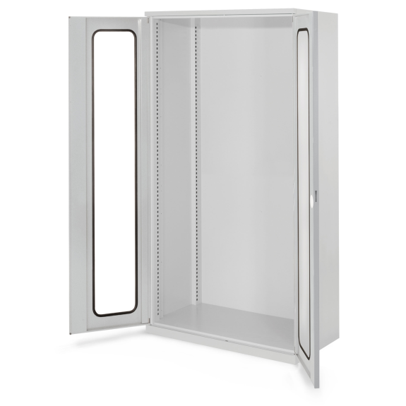 Kappes Schwerlastschränke ohne Mitteltrennwand 1950x1000x600mm Modell 40 Sichtfenstertüren lichtgrau-Beschreibung lesen
