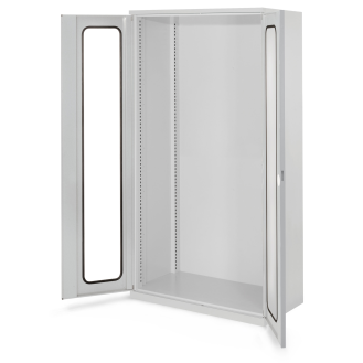 Kappes Schwerlastschränke ohne Mitteltrennwand 1950x1000x600mm Modell 40 Sichtfenstertüren lichtgrau-Beschreibung lesen