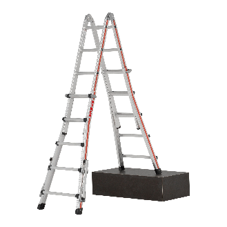 Teleskopleiter 4x5 Sprossen-Beschreibung lesen