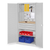 Schubladenschrank mit Lochplattentüren 1950x1000x600mm