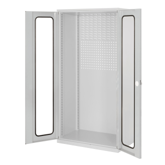 Kappes RasterPlan Schubladenschränke 1950x1000x600mm Sichtfenstertüren Modell 30 lichtgrau-Beschreibung lesen