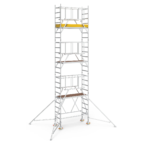 Iller Klappgerüste mit Sicherheitsaufbau 1,35x1,80m | 7,65 m AH-Beschreibung lesen
