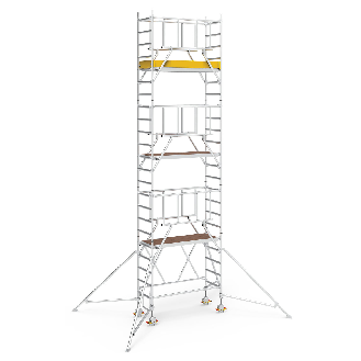 Iller Klappgerüste mit Sicherheitsaufbau 1,35x1,80m | 7,65 m AH-Beschreibung lesen