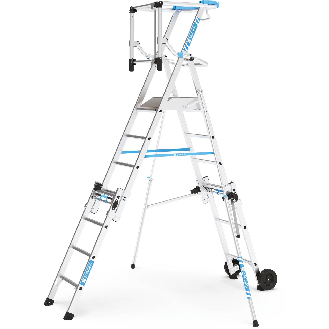 Zarges Teleskop Plattformleiter ZAP MASTERFLEX S 4-7 Sprossen-Beschreibung lesen