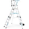 Zarges Teleskop Plattformleiter ZAP MASTERFLEX S 4-7 Sprossen