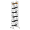 Layher Rollgerüst Uni Breit P2 Safety Plus mit Doppelgeländer 13,38m AH