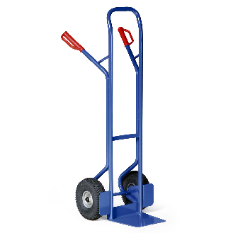Protaurus Stahlrohr Sackkarre 350kg Traglast Kugellager Luft 250x60mm-Beschreibung lesen