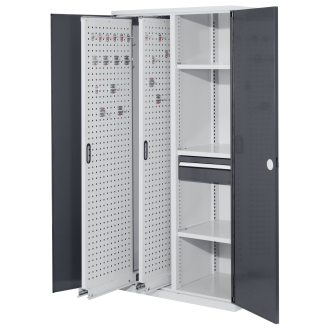 Vertikalschrank 1950x1000x600mm mit doppelwandigen Türen-Beschreibung lesen
